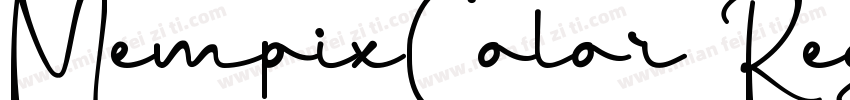 MempixColor Regular字体转换